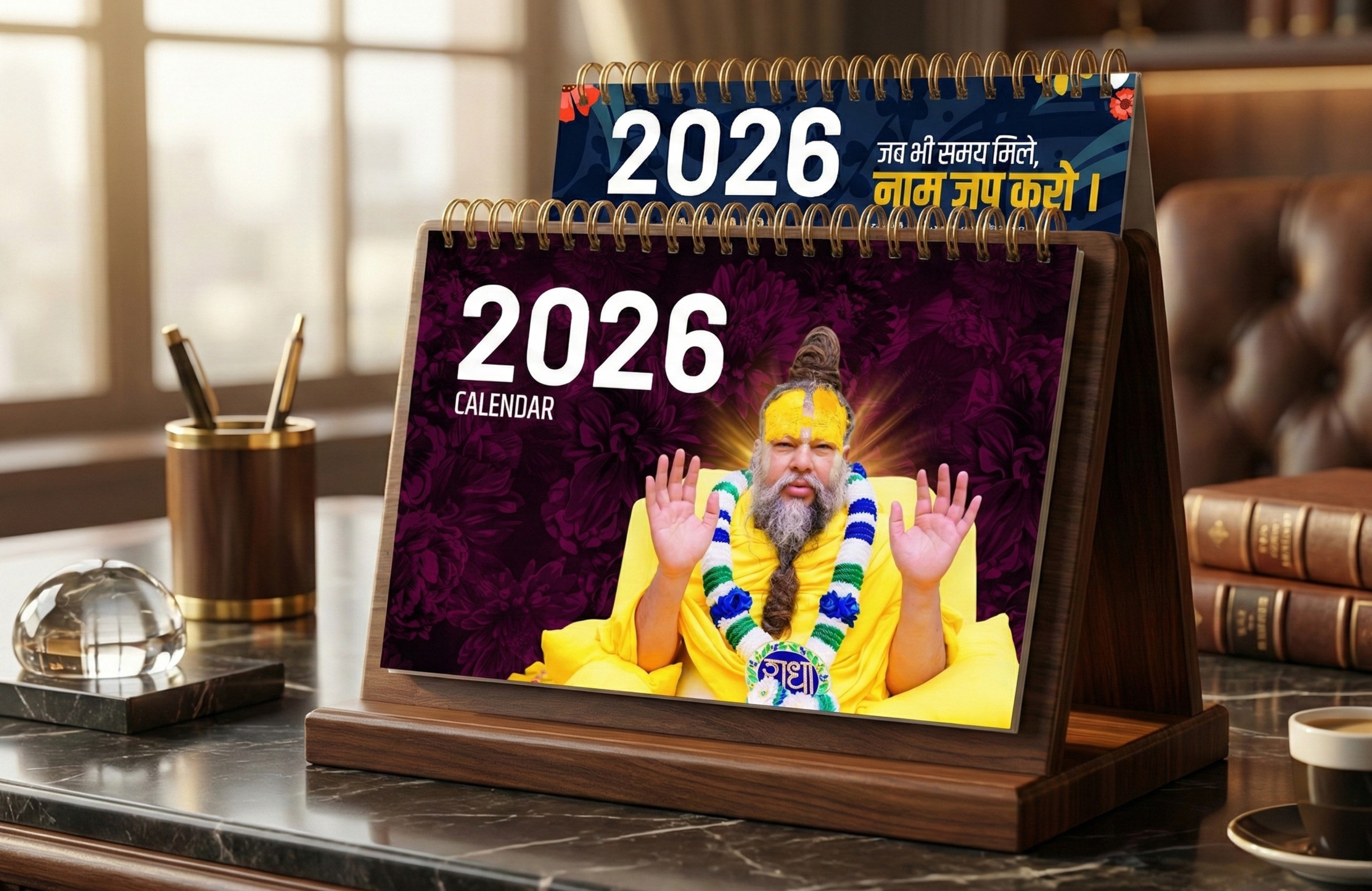 2026 Premanand Maharaj Ji Devotional Desktop Calendar